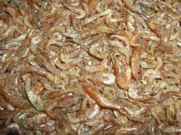 Aziatische gedroogde Garnalen 10 liter (1-2 cm)